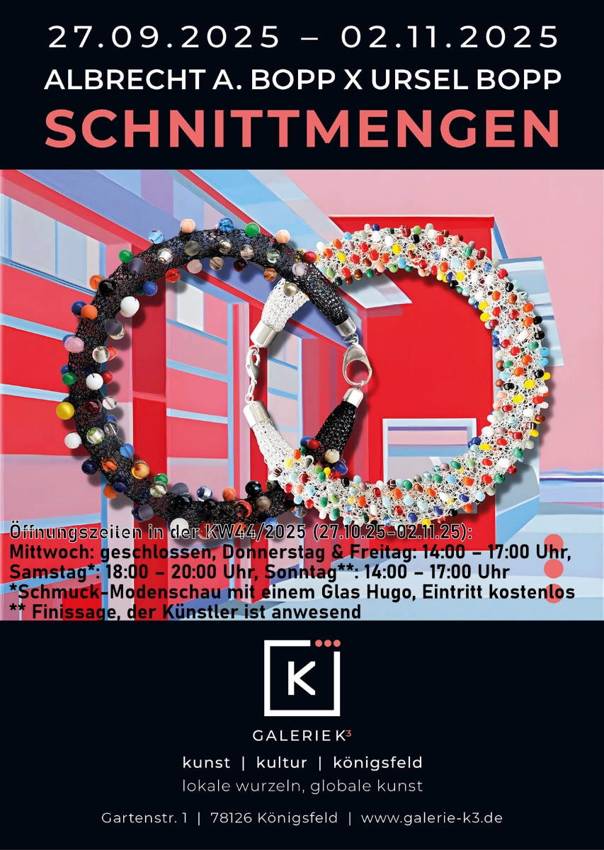 Galerie_K3_Plakat_Schnittmengen_A3_0825_Zeiten_KW44