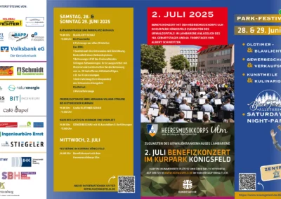 Programm 50 Jahre Jubiläum Königsfeld